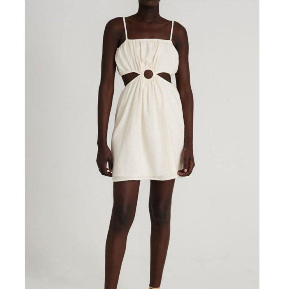 FAITHFULL THE BRAND Zuma Mini Dress Plain Shell